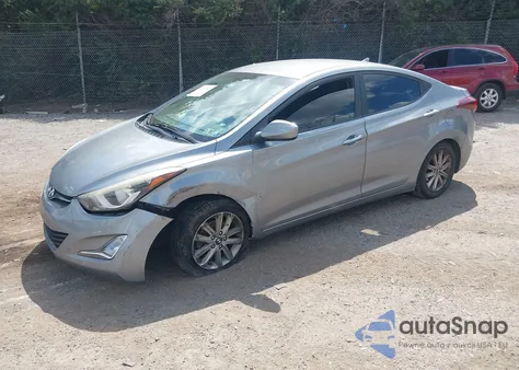 2015 Hyundai Elantra Se из США, поврежденный, VIN KMHDH4AE1FU413151